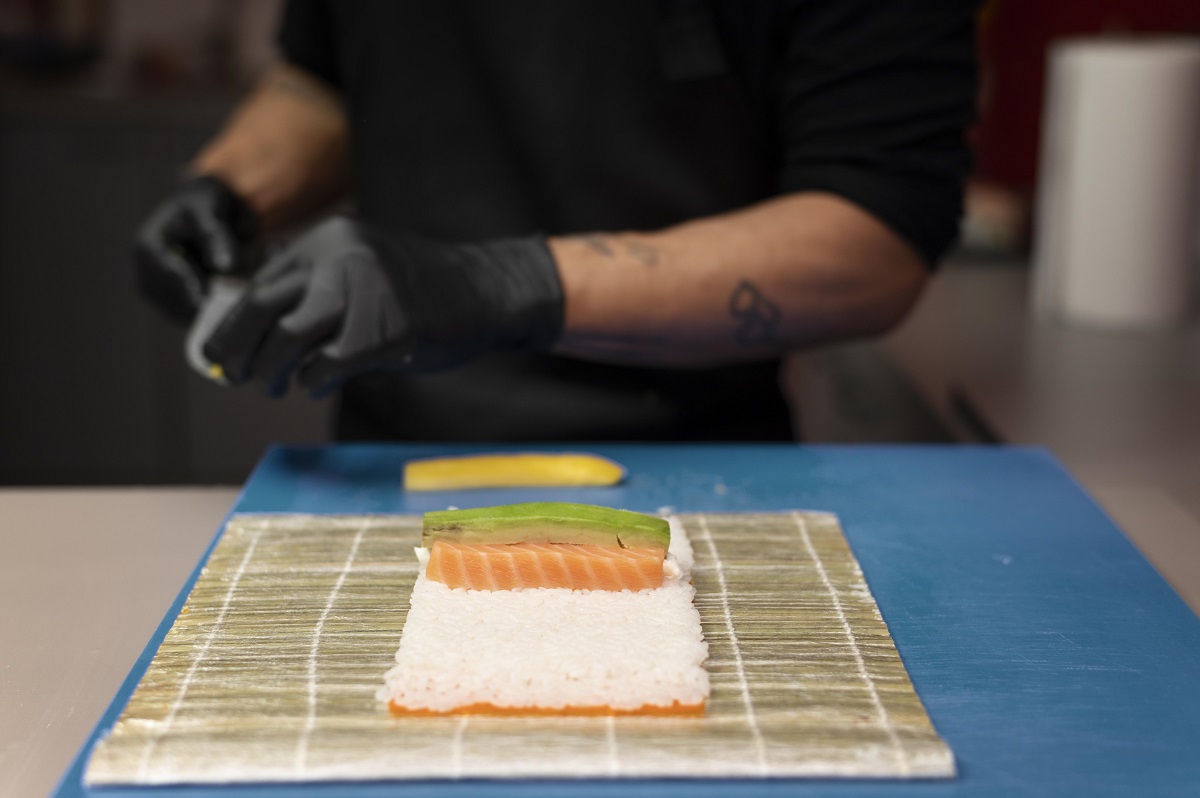 preparando sushi viva mar