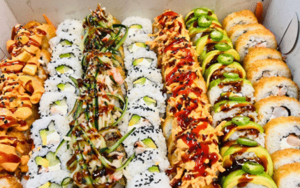 Bandeja de Sushi Empanizado y Natural